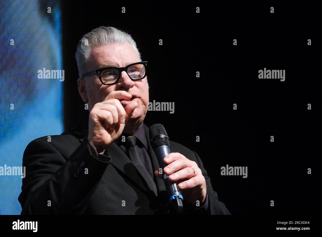 Mark Kermode photographed during Mark Kermode Live in 3D at Bfi