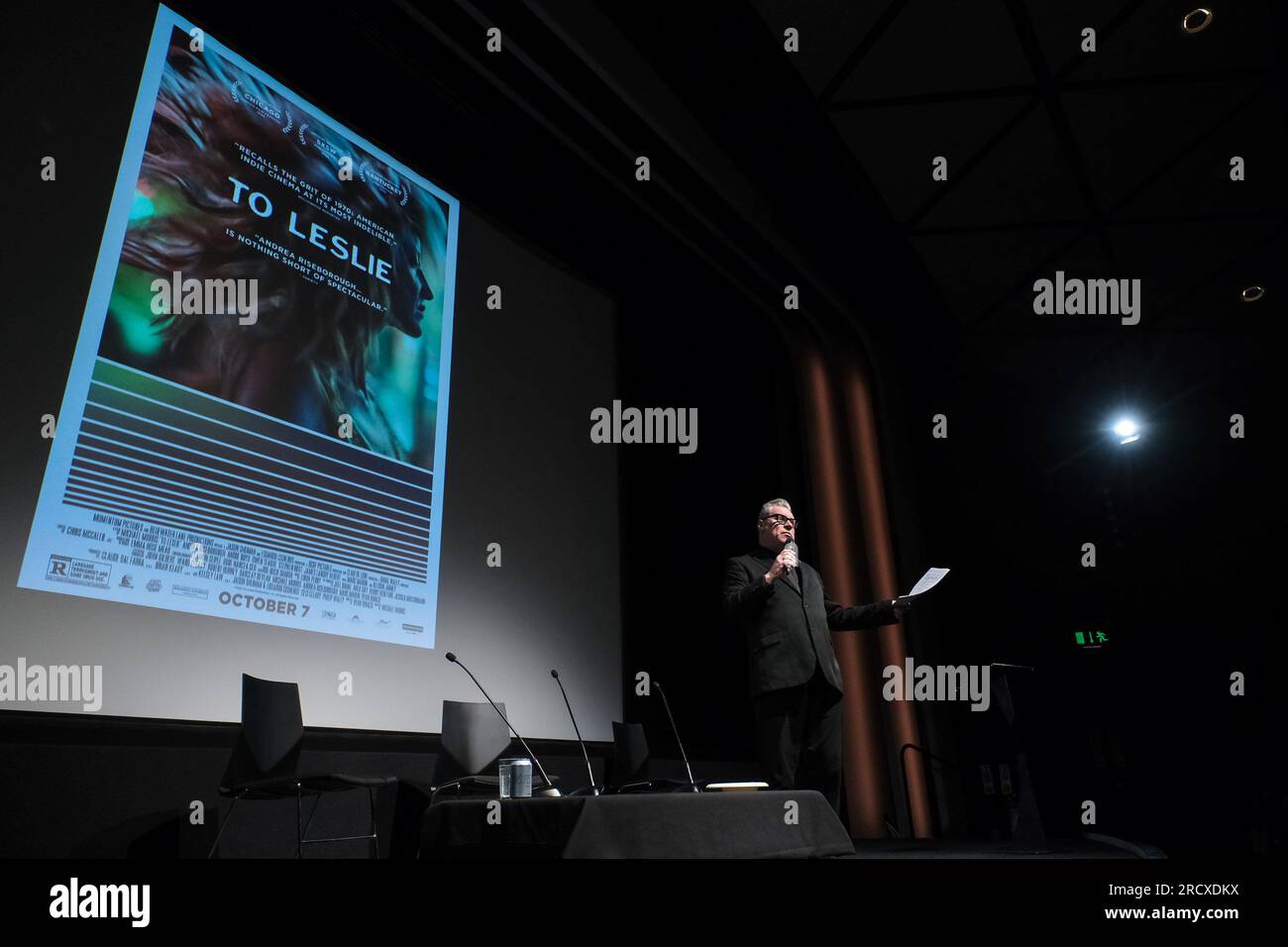 Mark Kermode photographed during Mark Kermode Live in 3D at Bfi