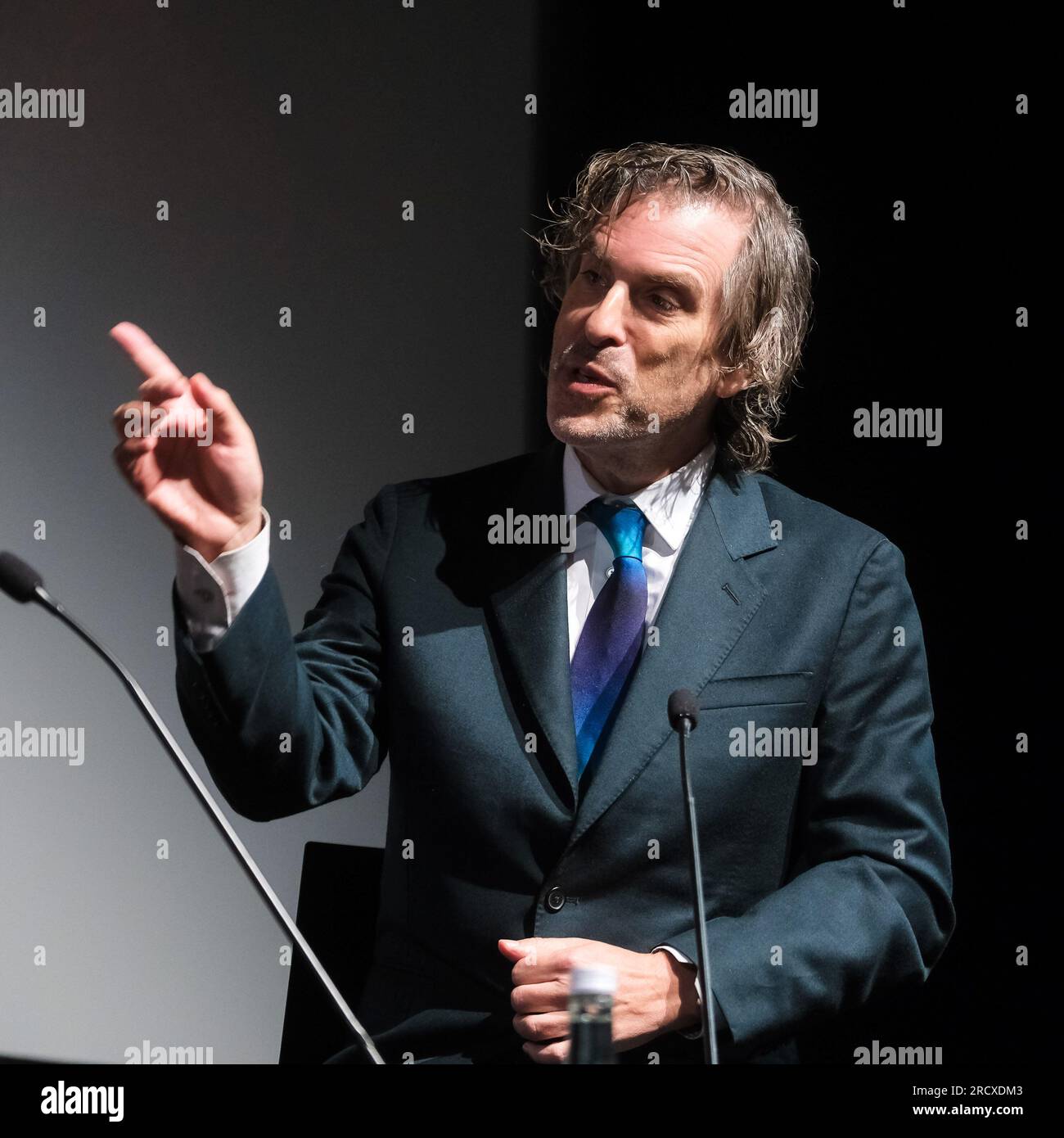 Brett Morgen photographed during Mark Kermode Live in 3D at Bfi