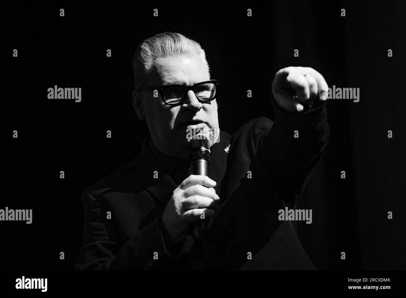 Mark Kermode photographed during Mark Kermode Live in 3D at Bfi