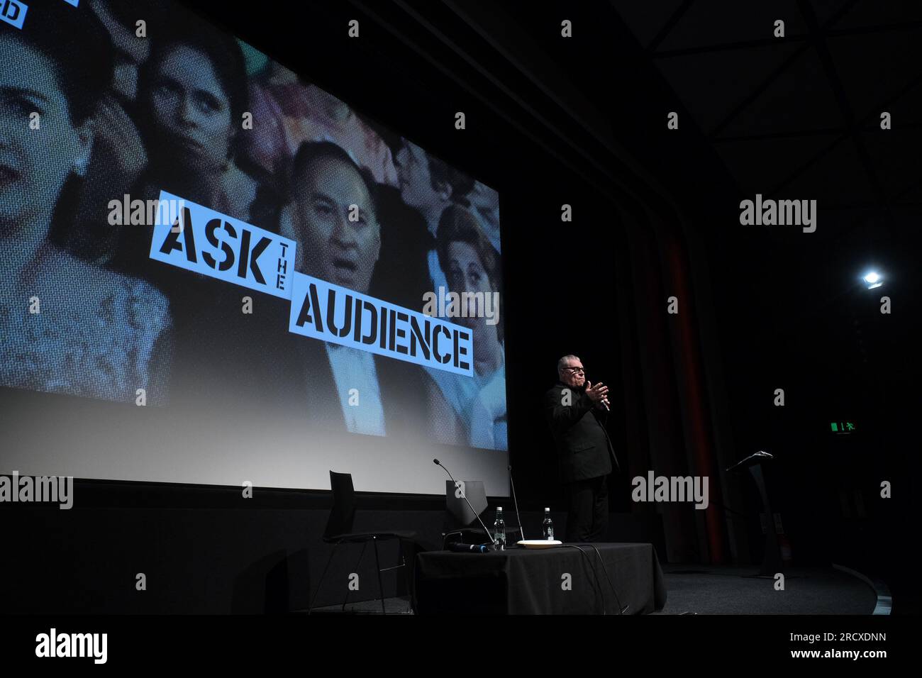 Mark Kermode photographed during Mark Kermode Live in 3D at Bfi