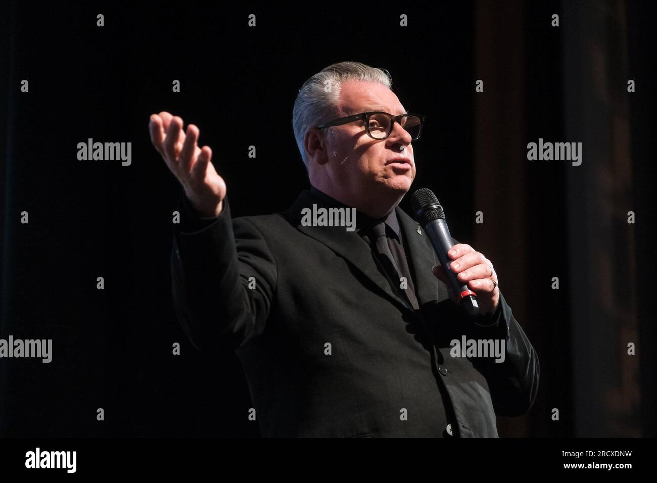 Mark kermode photographed during Mark Kermode Live in 3D at Bfi