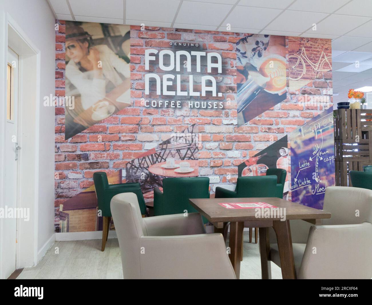 Fontanella coffee house, London, UK Stock Photo