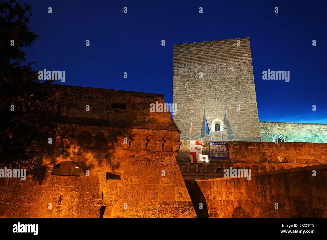Castello Svevo di Bari Stock Photo