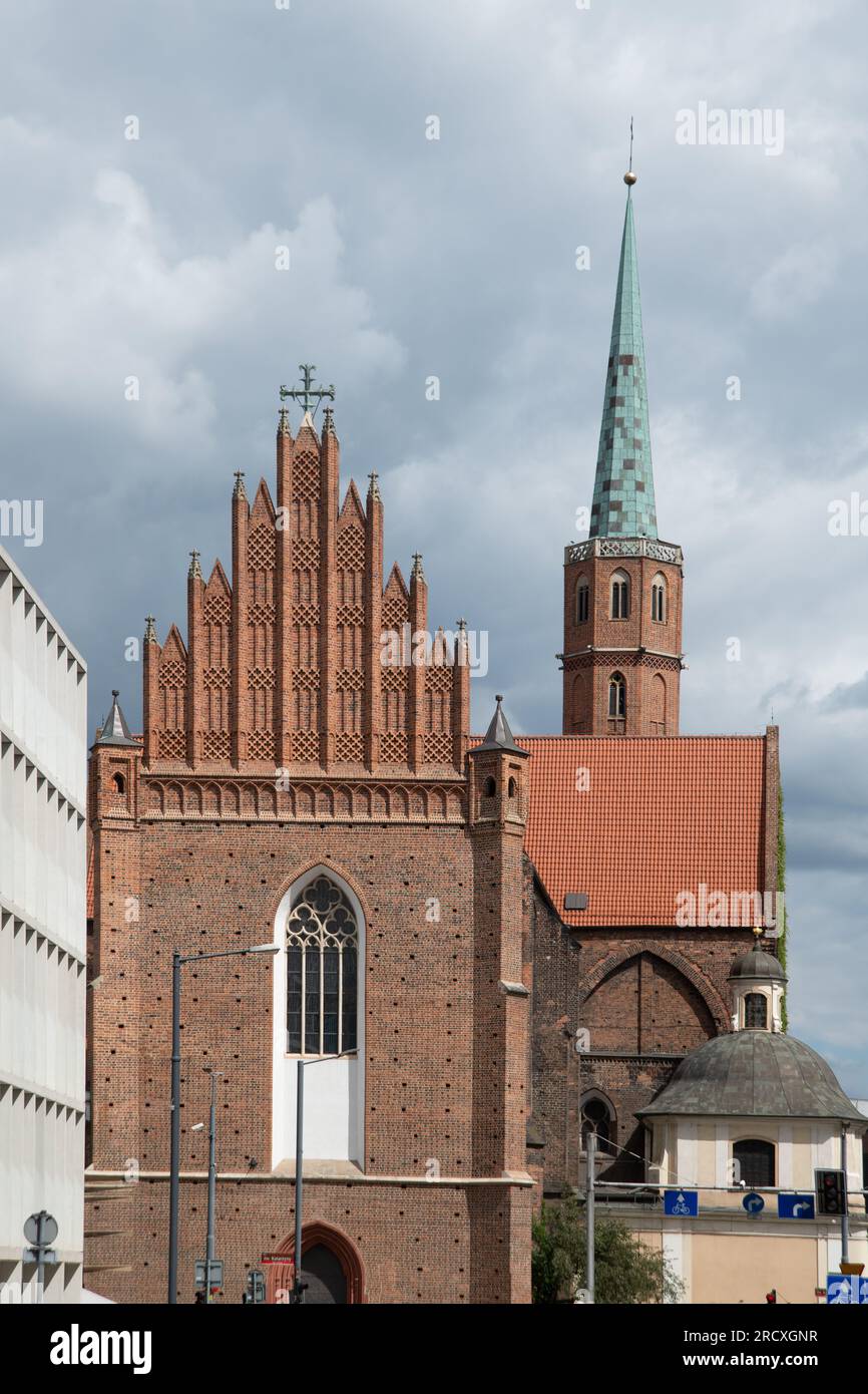 Facade of CODA Maciejowka, from Szewska, Wroclaw Stock Photo