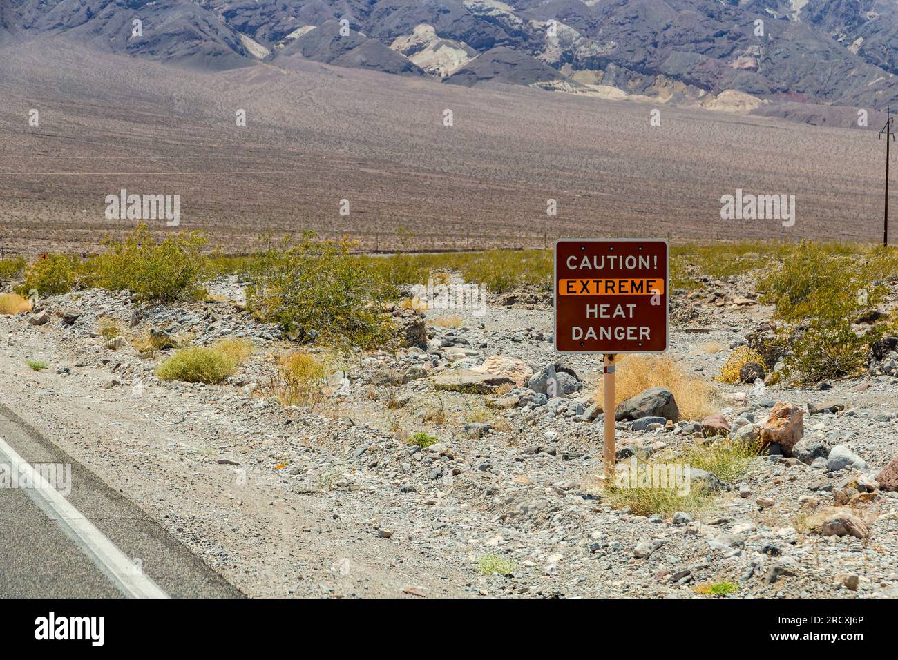 Death valley national park heat danger hi-res stock photography and ...