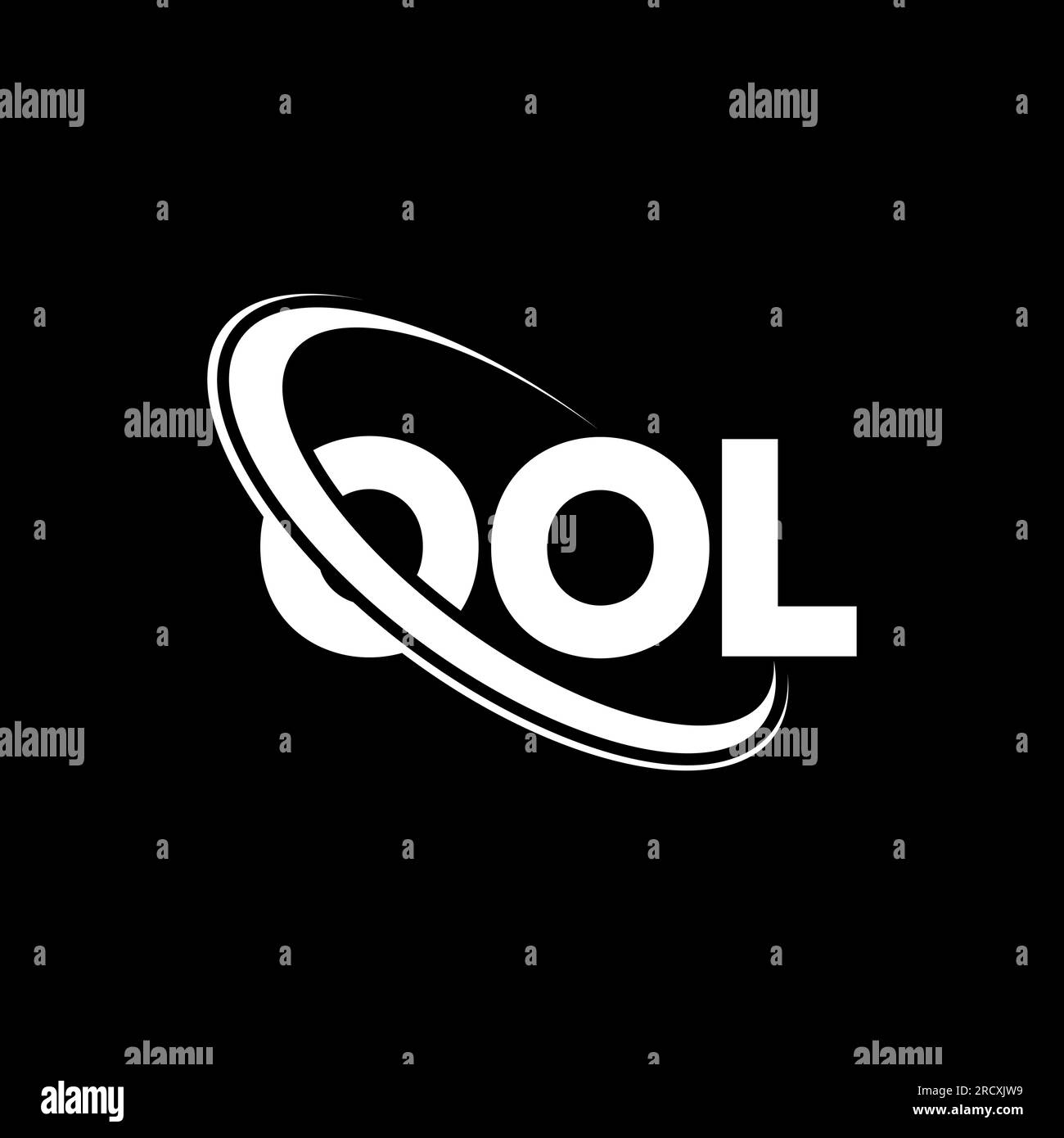 OOL logo. OOL letter. OOL letter logo design. Initials OOL logo linked with circle and uppercase monogram logo. OOL typography for technology, busines Stock Vector