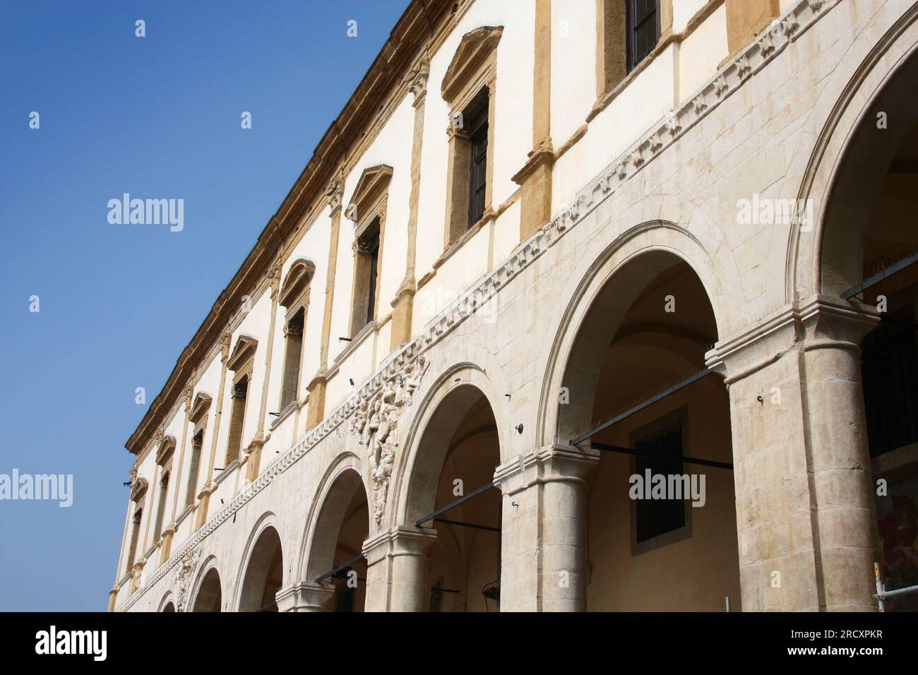 Palazzo del Monte di Pieta historical building in Padua, Italy. Currently serving as art gallery. Stock Photo