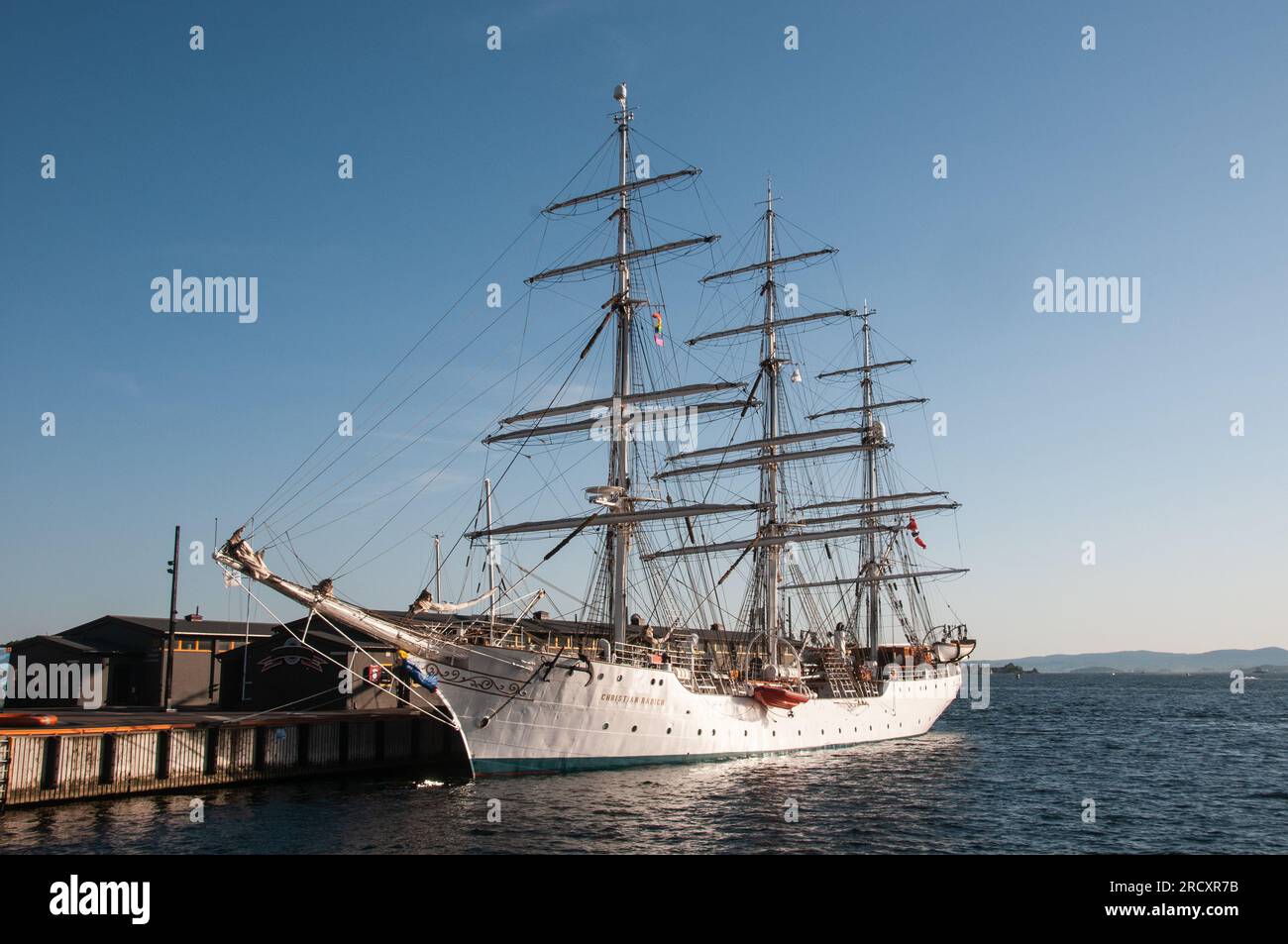 Around Oslo - Christian Radich - Norwegian full rigged ship Stock Photo