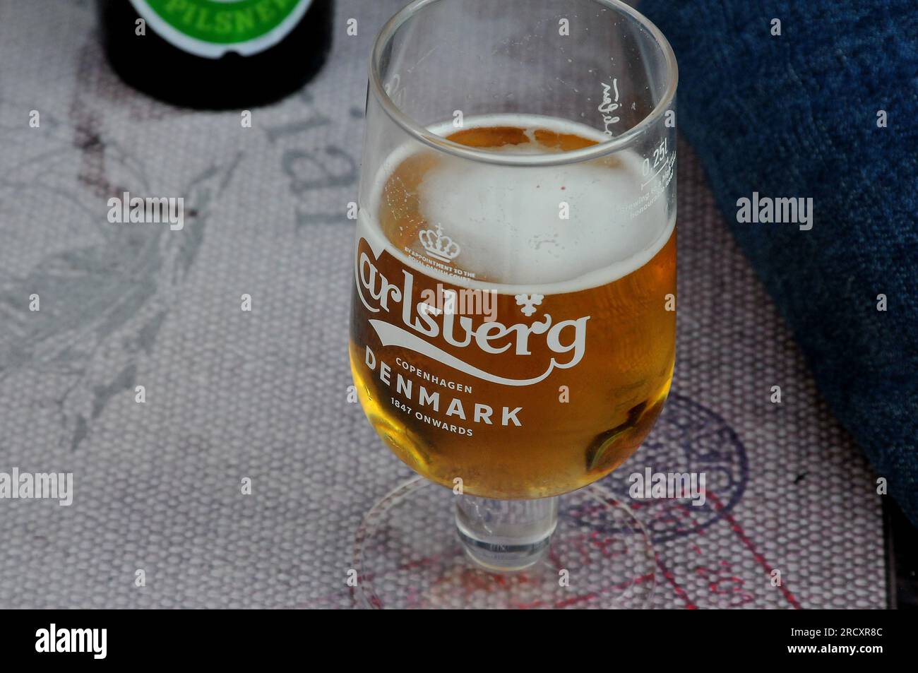 Carlsberg beer glass hi-res stock photography and images - Page 2 - Alamy