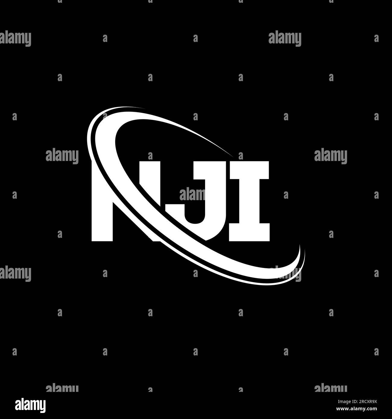Nji technology logo Stock Vector Images - Alamy