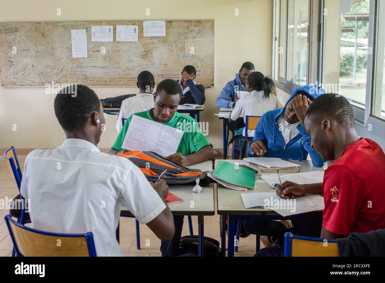 South african school class hi-res stock photography and images - Alamy