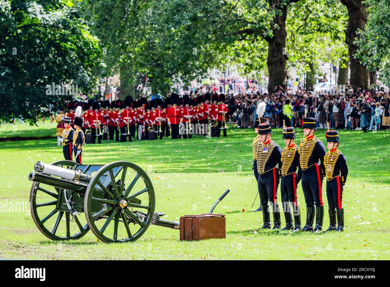 London, UK. 17th July, 2023. The British Army marks Her Majesty The
