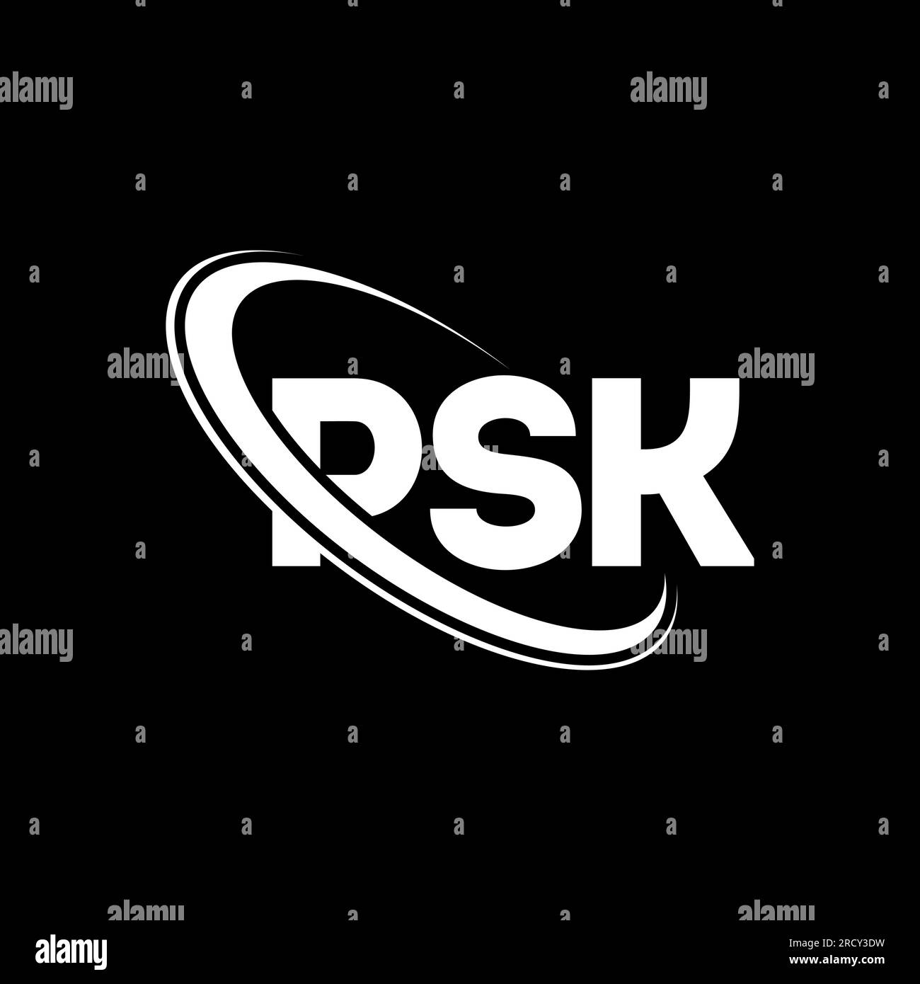 PSK logo. PSK letter. PSK letter logo design. Initials PSK