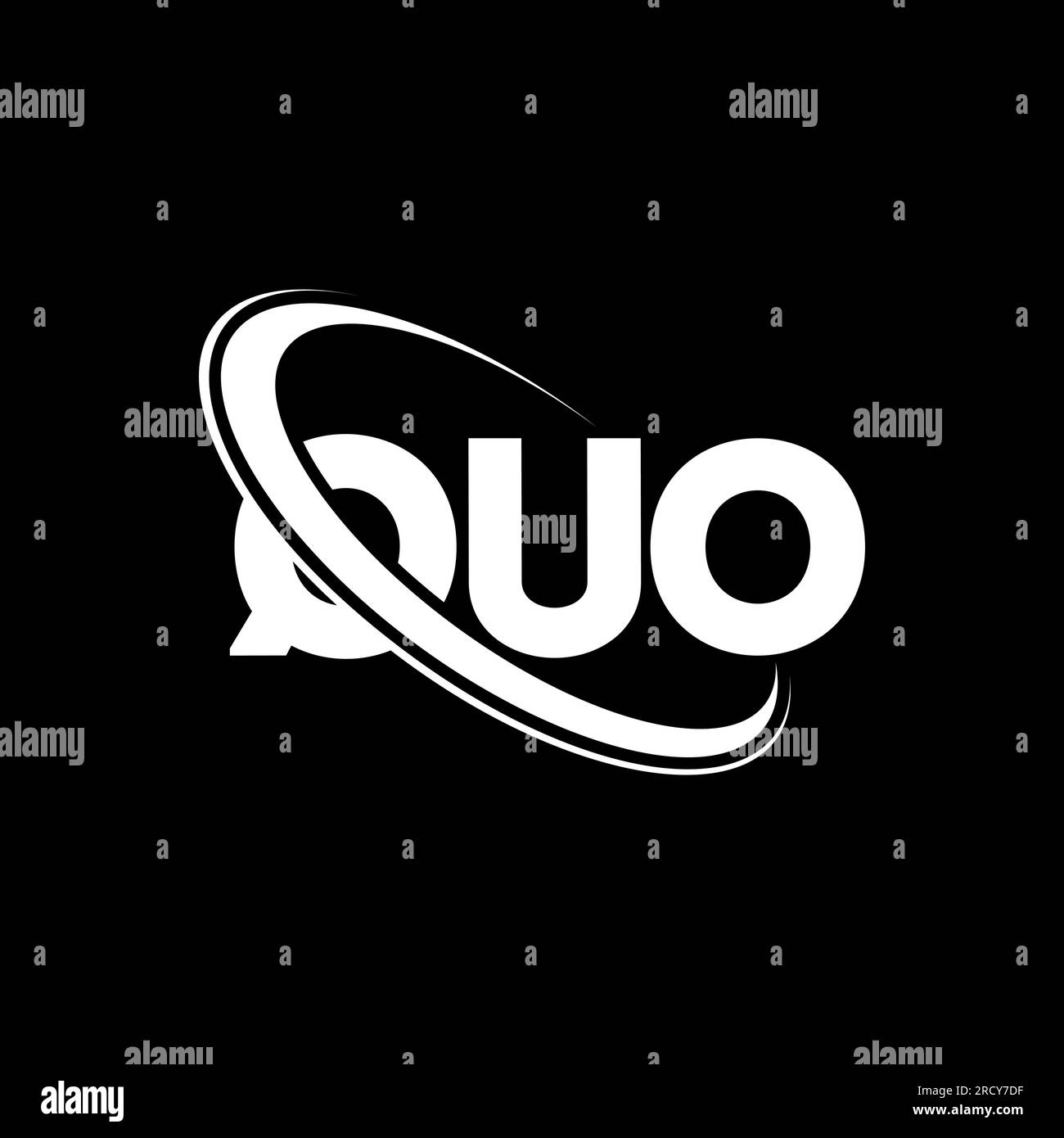 Quo logo design Stock Vector Images - Alamy