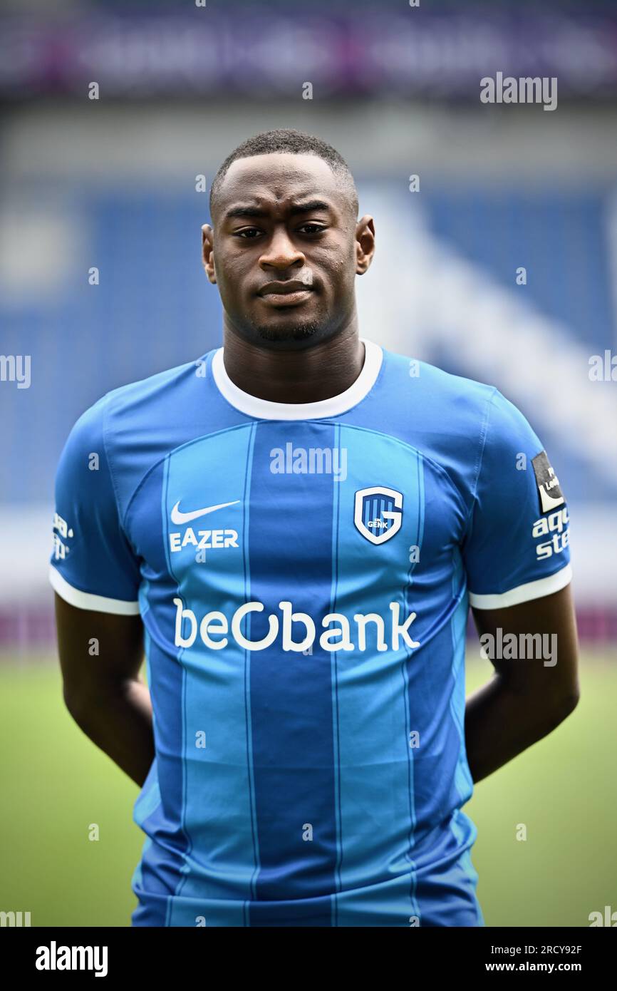 Genk's Mujaid Sadick Aliu poses for a portrait picture at the 20232024