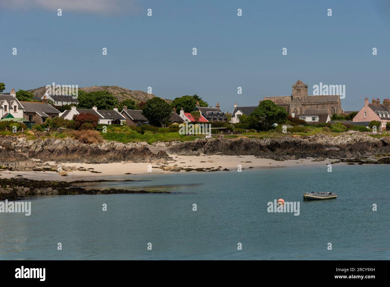 Isle of Iona,Argyll, Scotland, UK. 6 June 2023. Iona village and