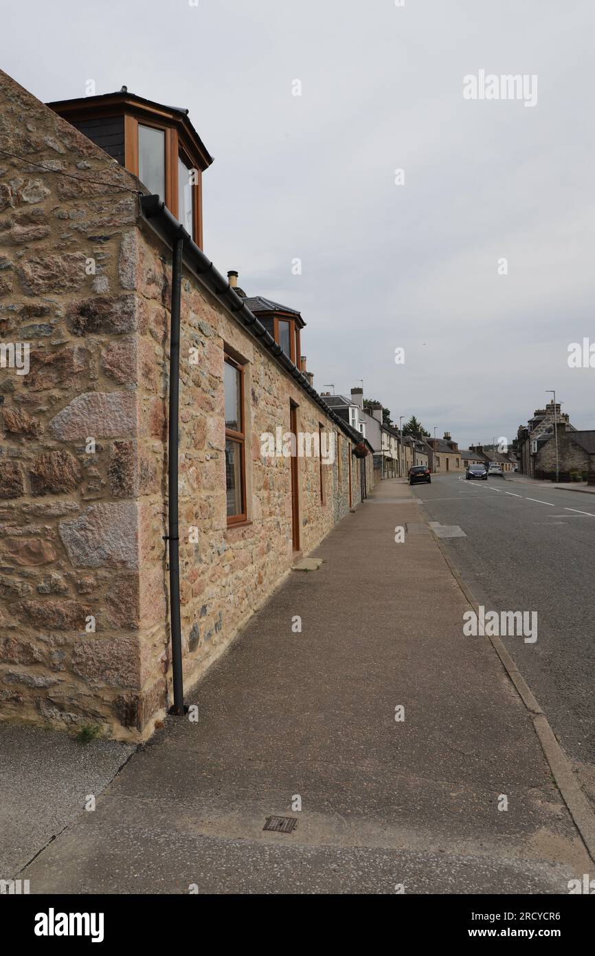 Dufftown street scene Scotland July 2023 Stock Photo Alamy