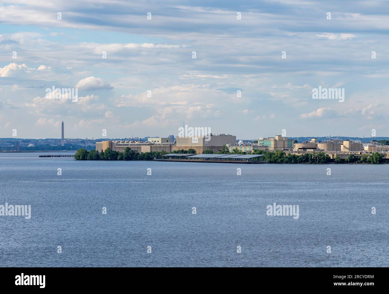 Washington DC - 24 June 2023: DC Water treatment and sewage plant by ...