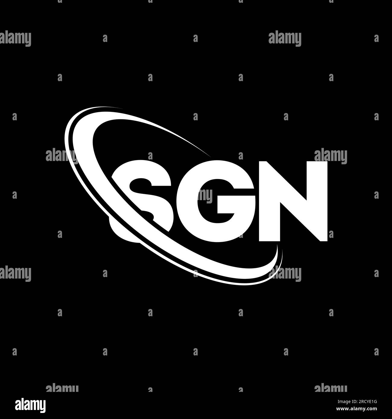 Sgn circle logo Stock Vector Images - Alamy