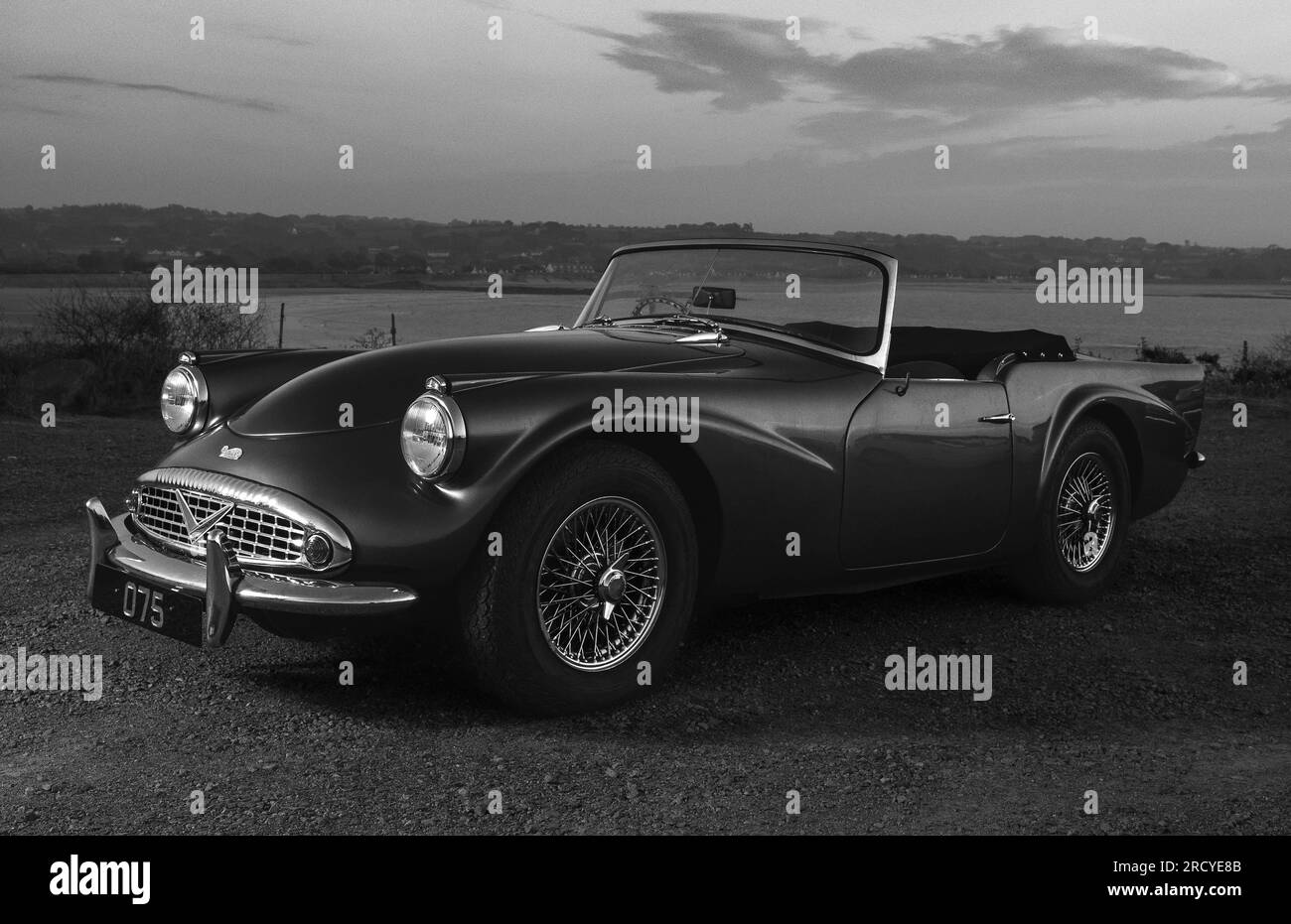 classic car 1962 Daimler dart in Guernsey Channel Islands Stock Photo
