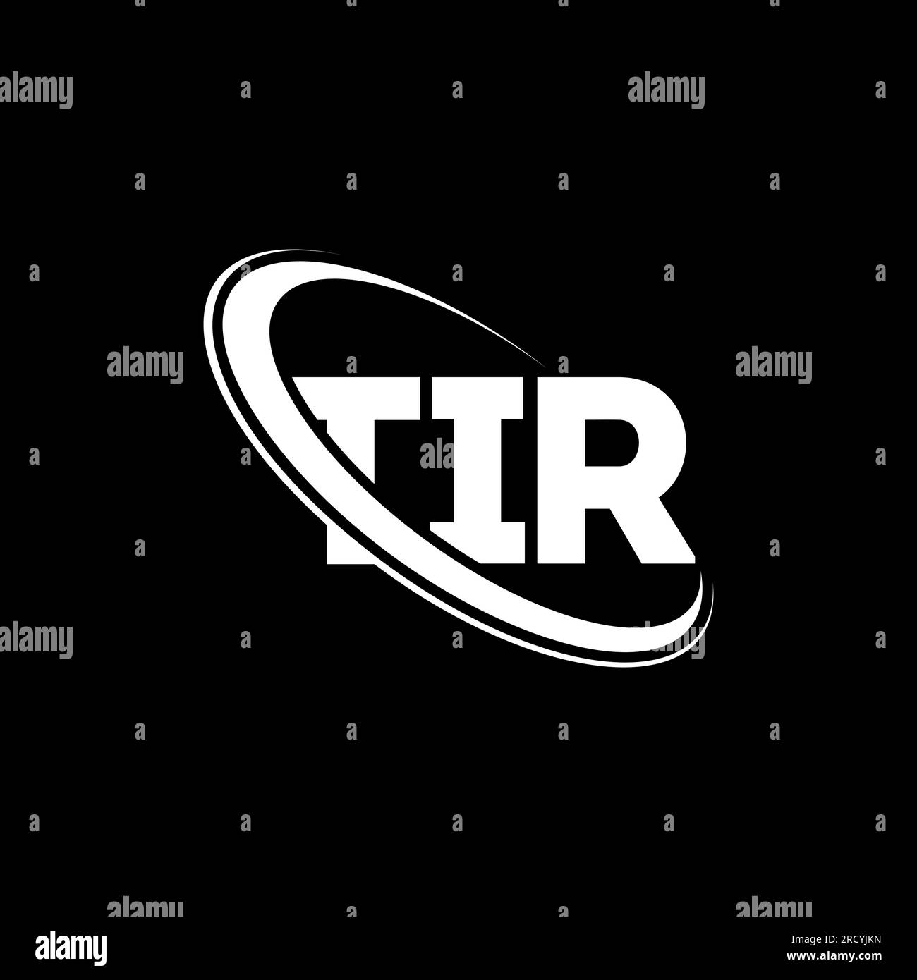 TIR logo. TIR letter. TIR letter logo design. Initials TIR logo linked ...