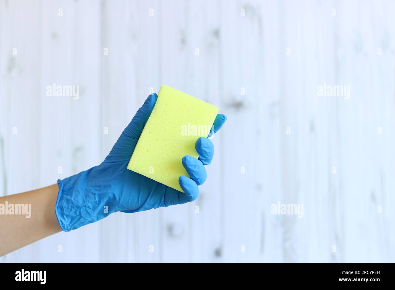 Cleaning Stuff on Blue Wooden Background. Stock Image - Image of clean,  floor: 112435271