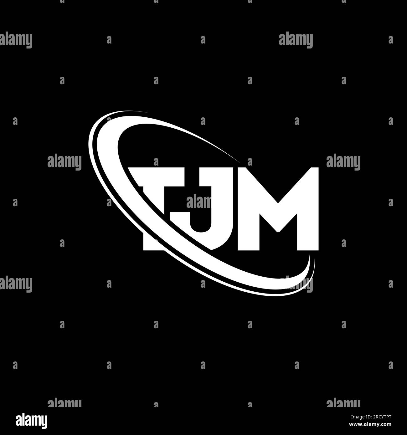 TJM logo. TJM letter. TJM letter logo design. Initials TJM logo linked