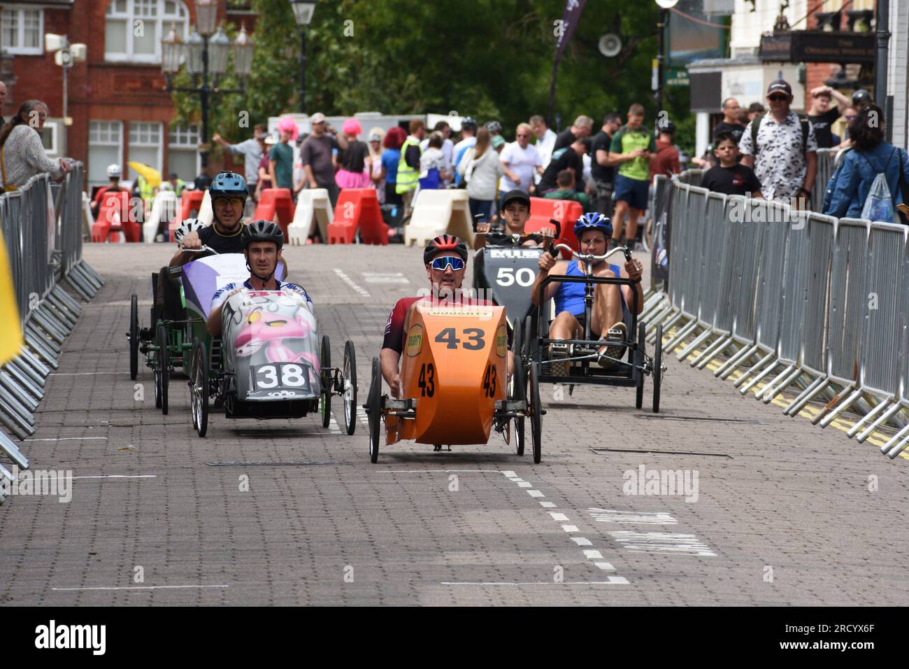 The British Pedal Car Grand Prix 2023 in Ringwood Hampshire Stock Photo Alamy