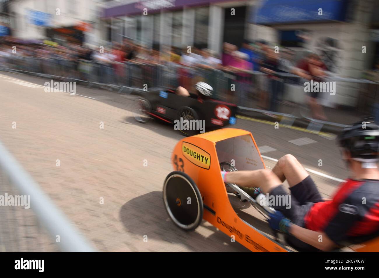 The British Pedal Car Grand Prix 2023 in Ringwood Hampshire Stock Photo