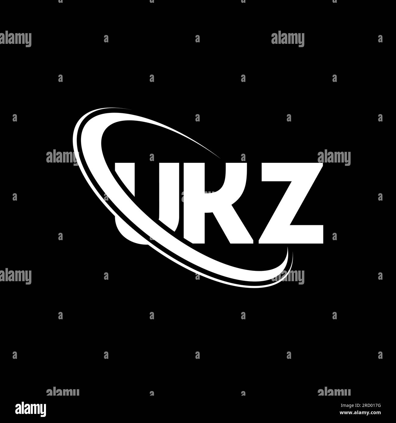 Ukz logo design Stock Vector Images - Alamy