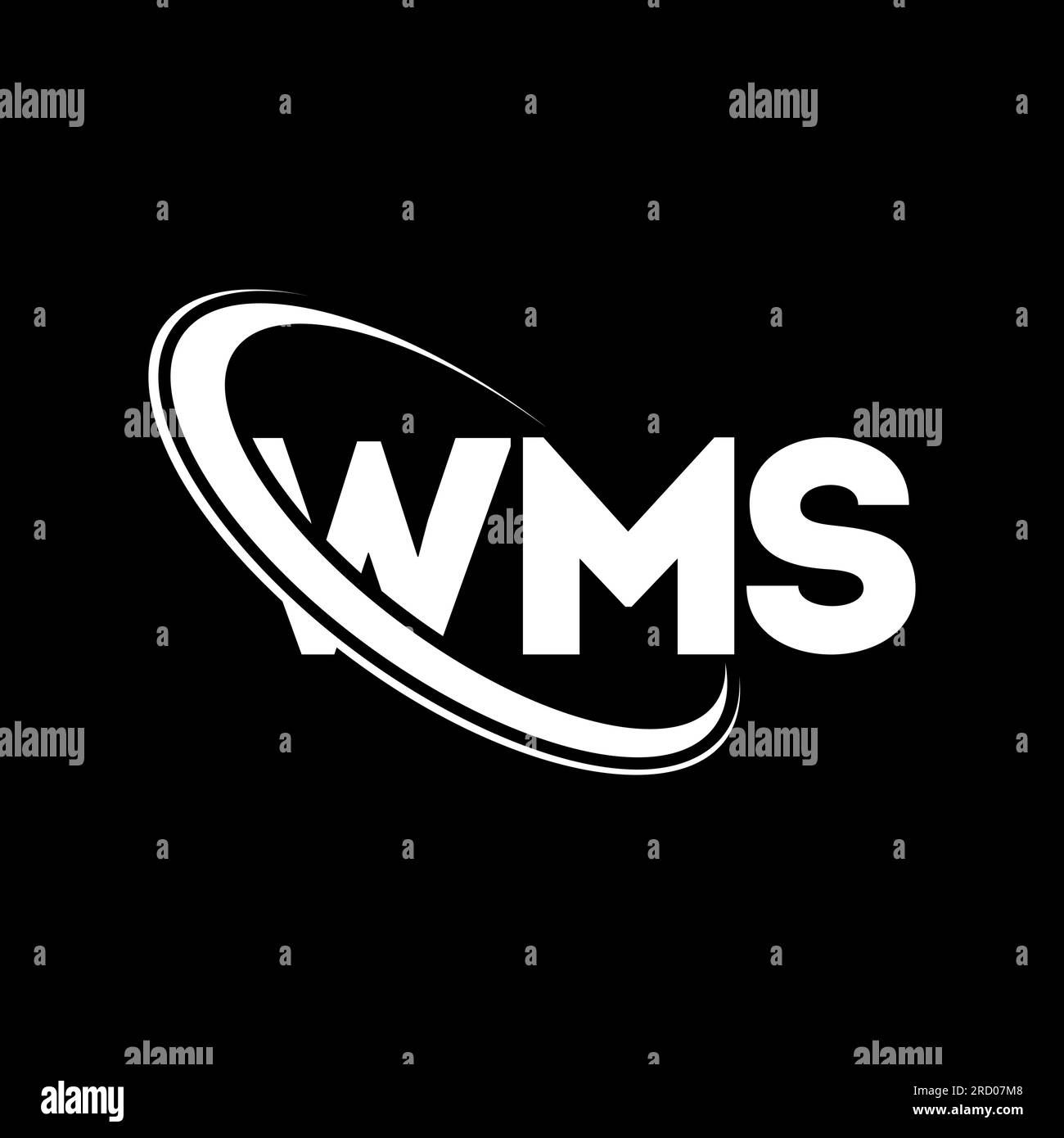 Wms logo design Stock Vector Images - Alamy