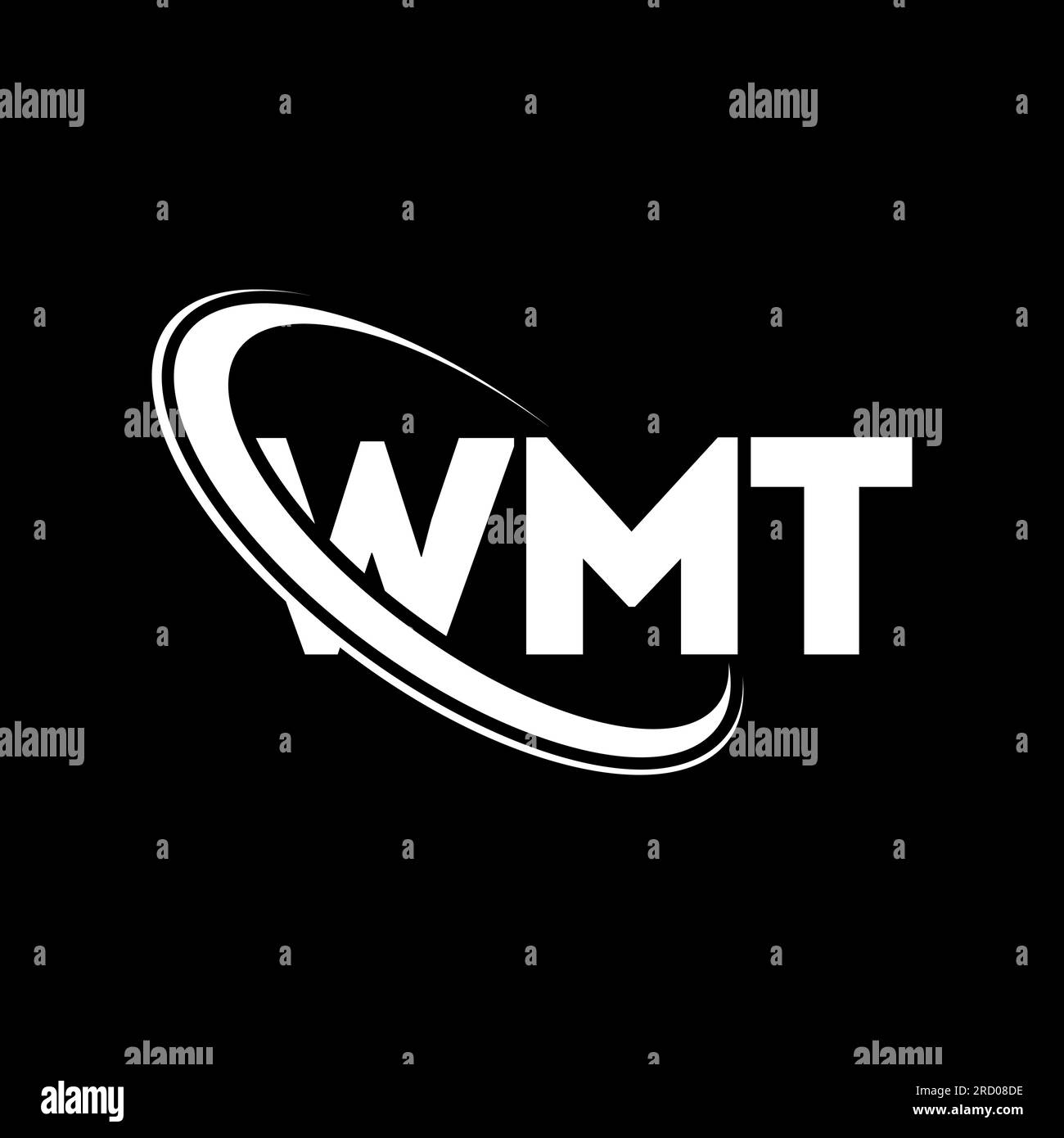 WMT logo. WMT letter. WMT letter logo design. Initials WMT logo linked ...