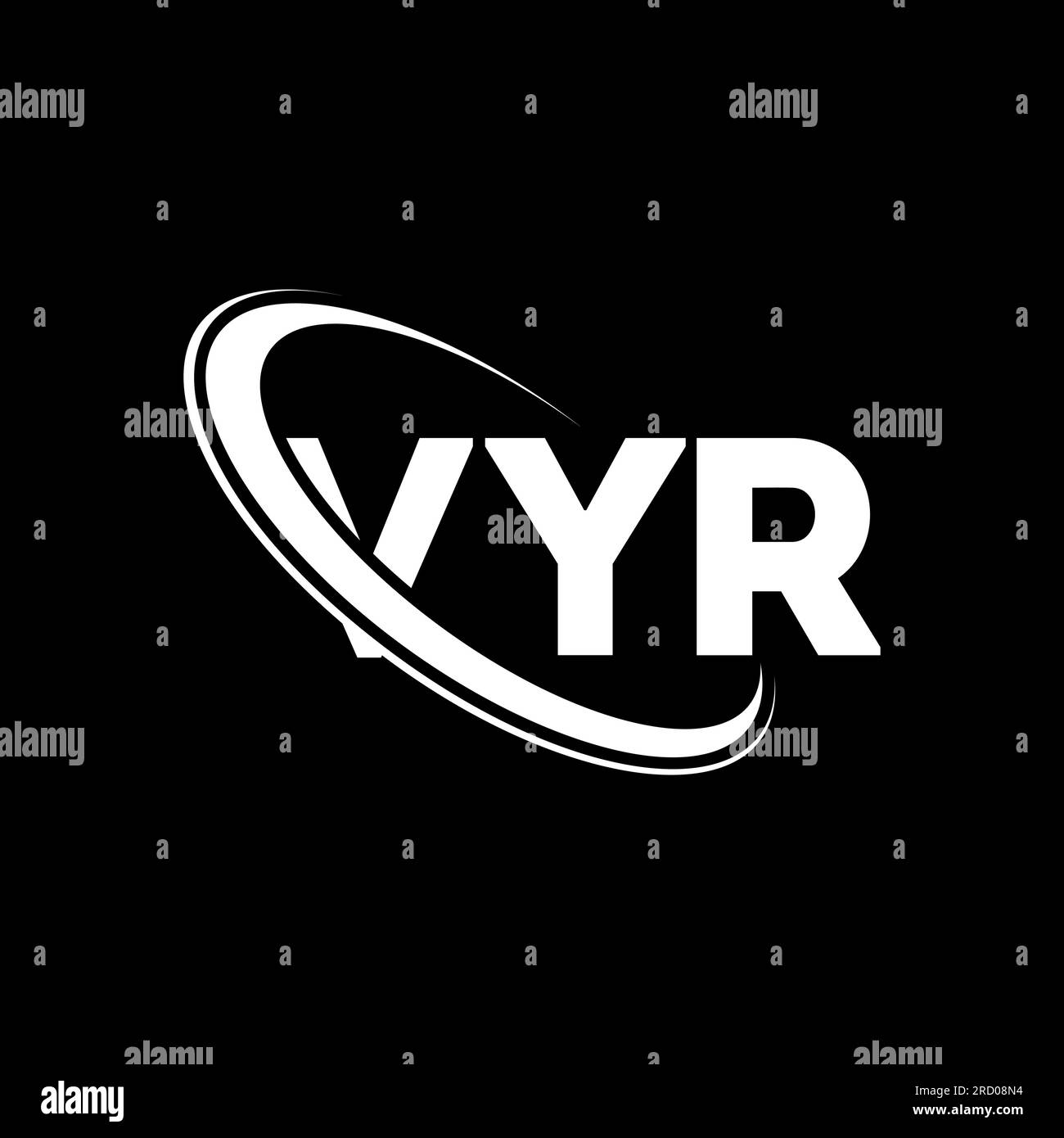 VYR logo. VYR letter. VYR letter logo design. Initials VYR logo linked ...