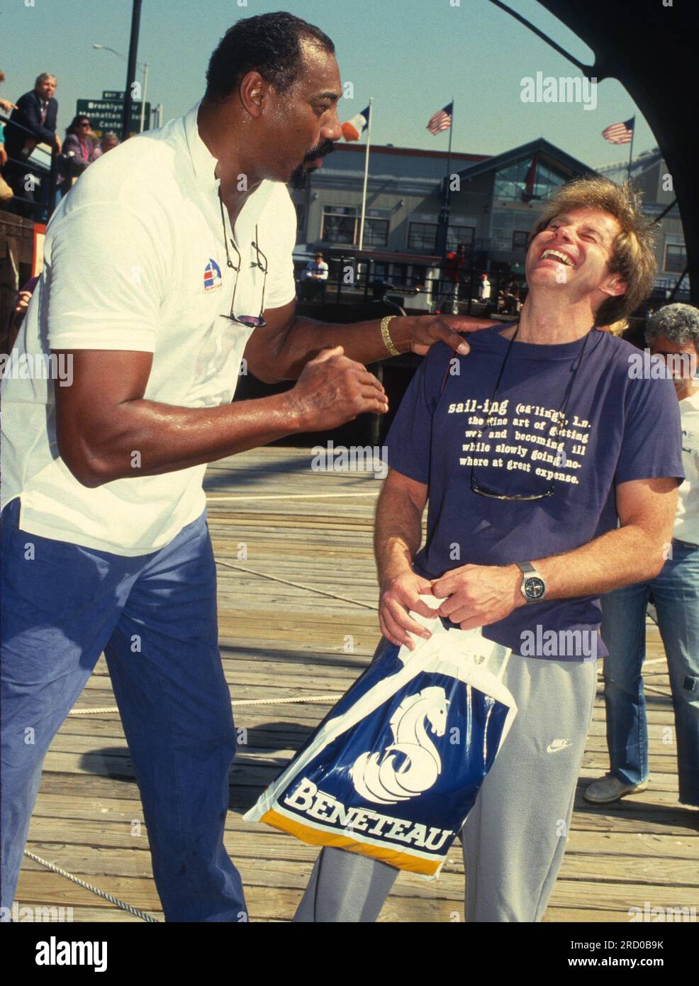 1989 Wilt Chamberlain Tristan Rogers John Barrett/PHOTOlink Stock Photo