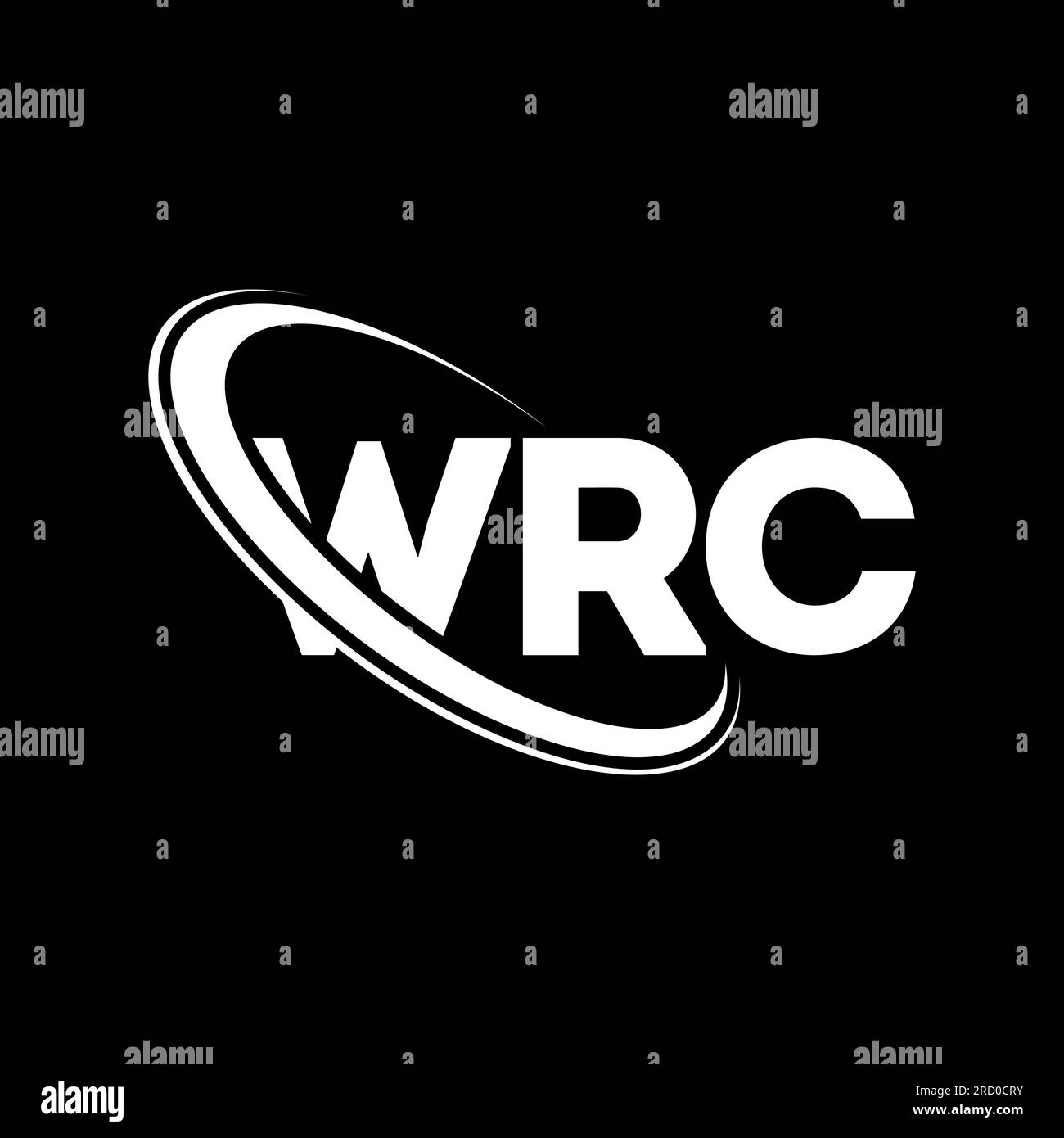 WRC logo. WRC letter. WRC letter logo design. Initials WRC logo linked ...