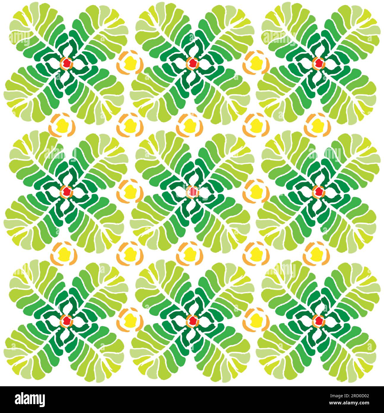 floral pattern, botany, vector, illustration, isolate Stock Photo - Alamy