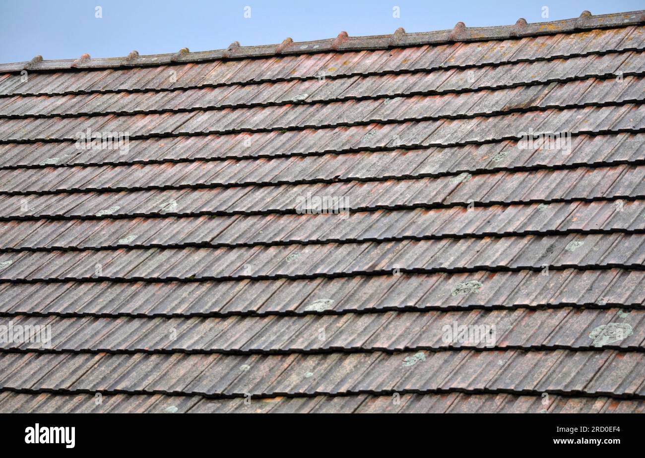 Red clay tile roof hi-res stock photography and images - Alamy