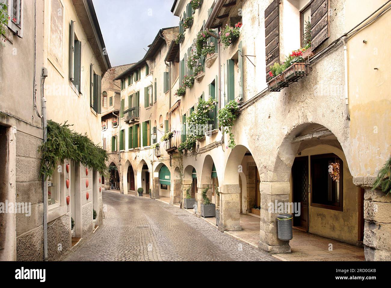 Via Browning Asolo Veneto Italy Stock Photo Alamy