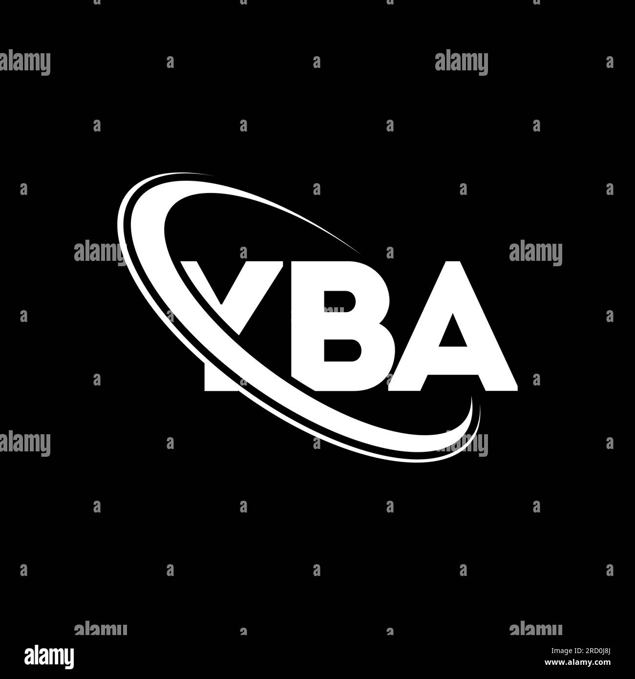 Yba logo design Stock Vector Images - Alamy