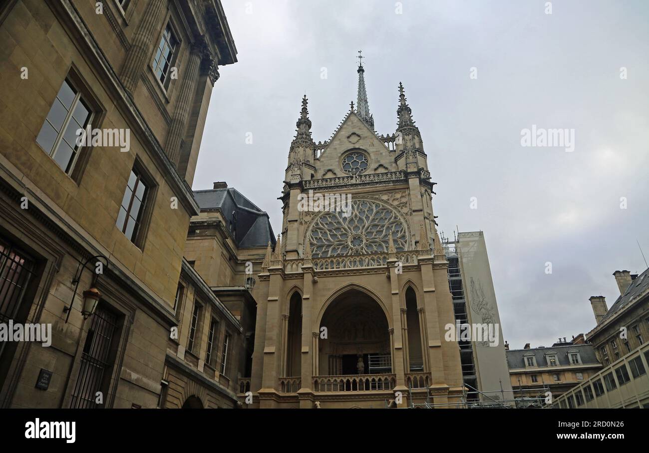 Sainte-Chapelle exterior, Paris, France Stock Photo