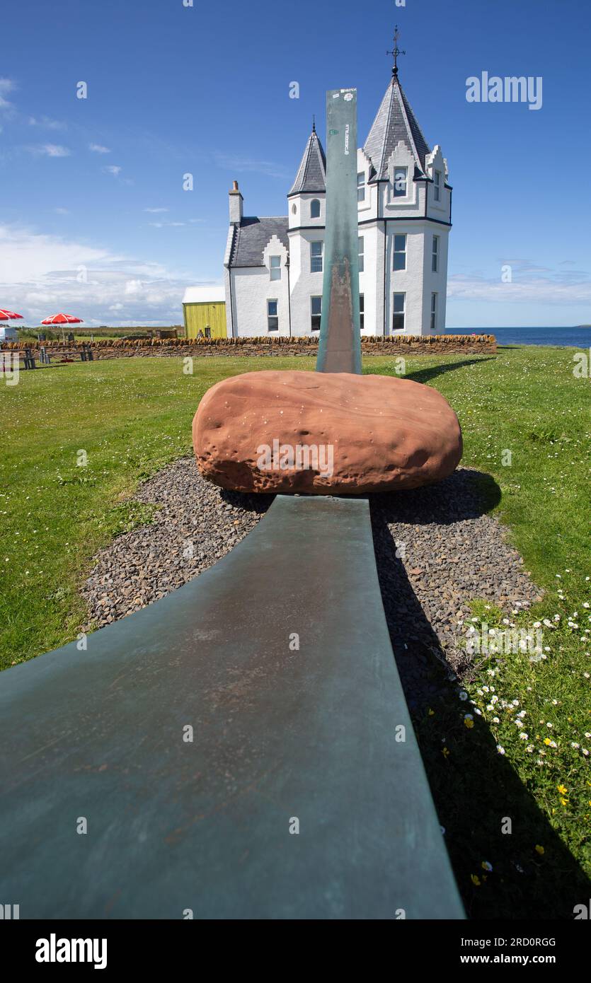 John O' Groats, Caithness, Scotland, July 2023, visitors to John O