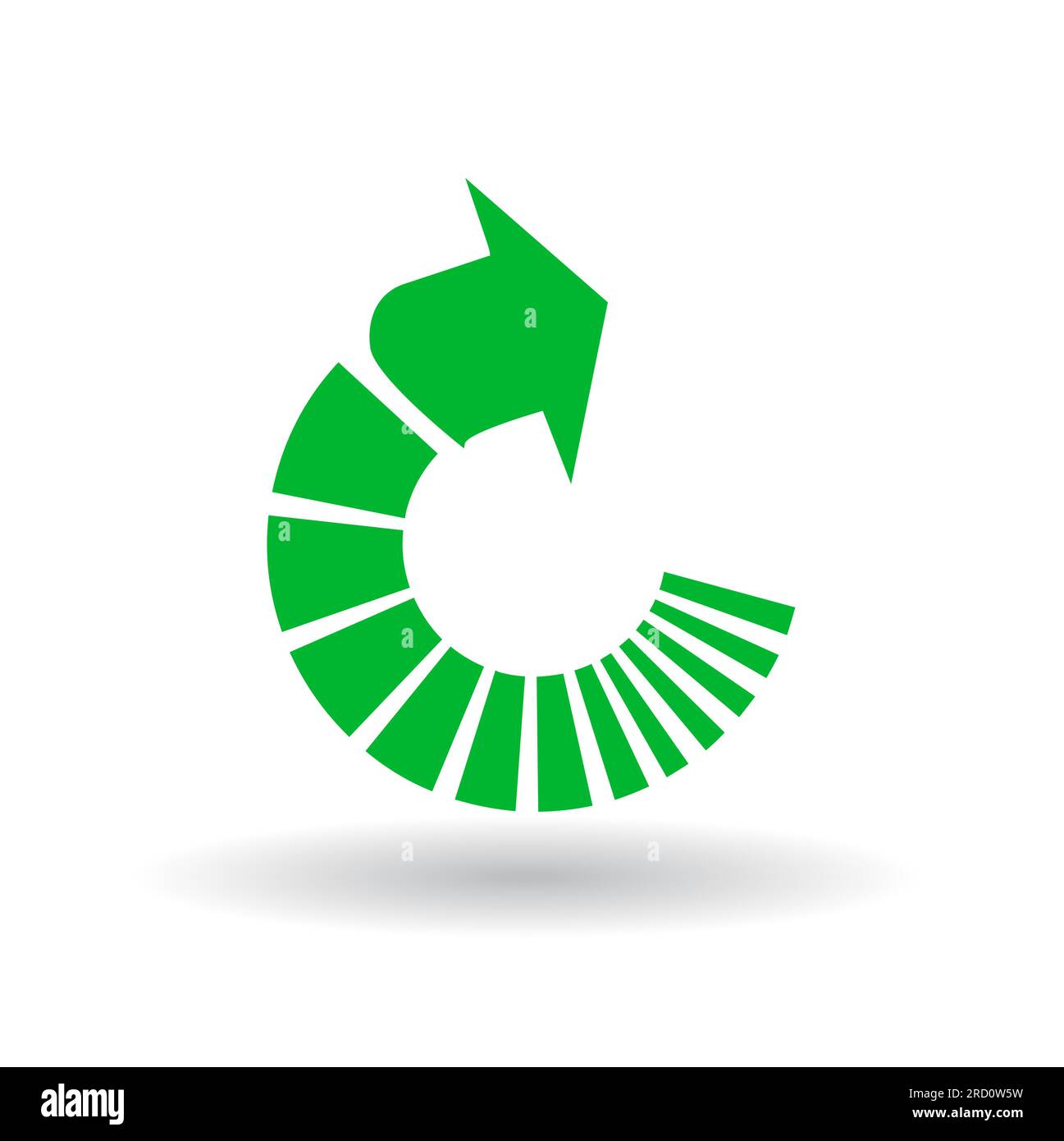 Vector recycling sign illustration design Stock Vector
