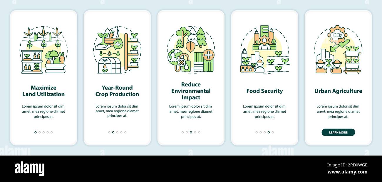 Icons for vertical farming and hydroponics concept Stock Vector Image ...
