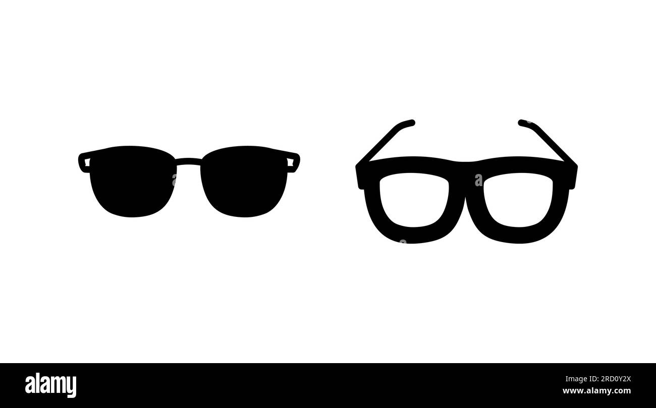 Glasses icon vector. eye glasses icon. sunglasses Stock Vector Image & Art  - Alamy