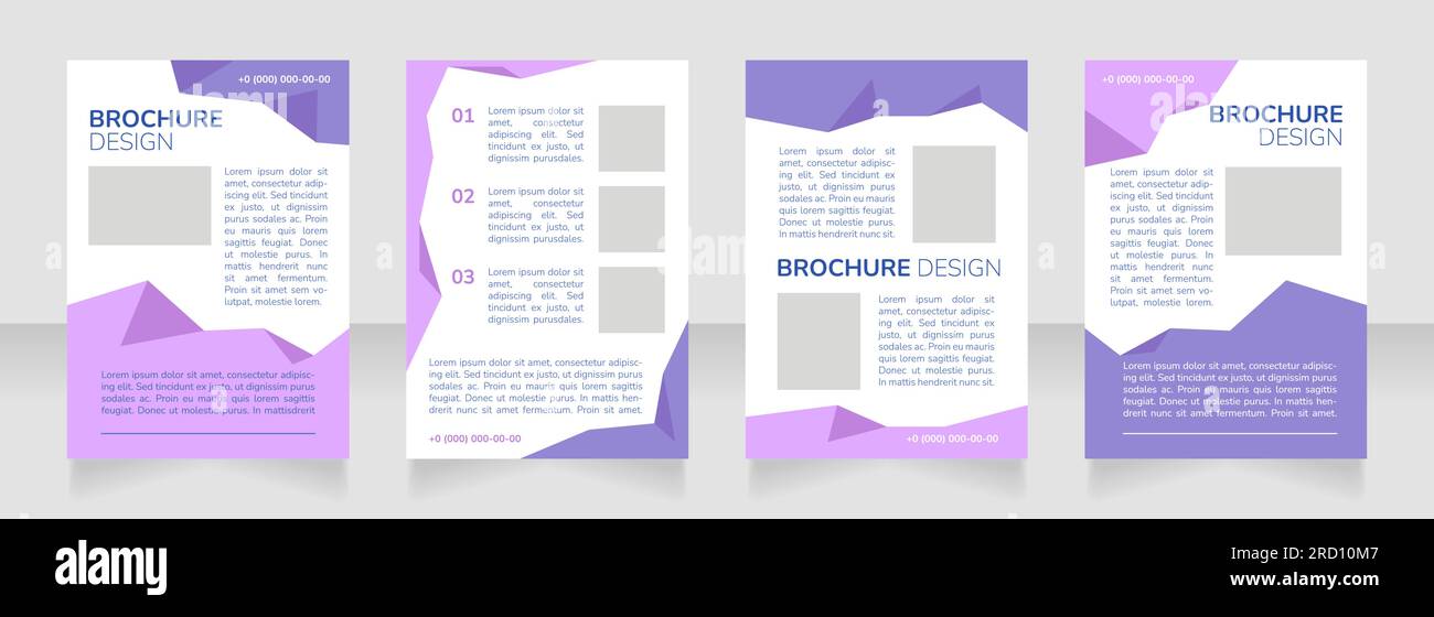 Student council in university blank brochure layout design Stock Vector ...