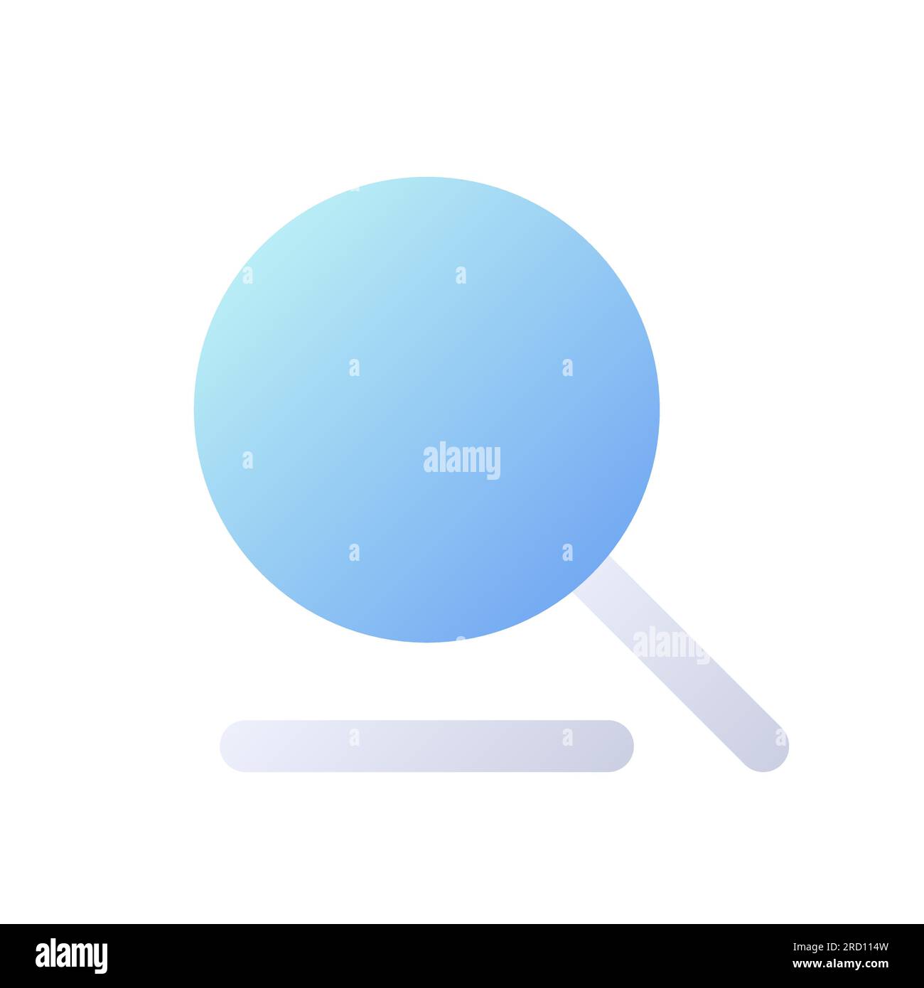 Searching tool pixel perfect flat gradient two-color ui icon Stock Vector