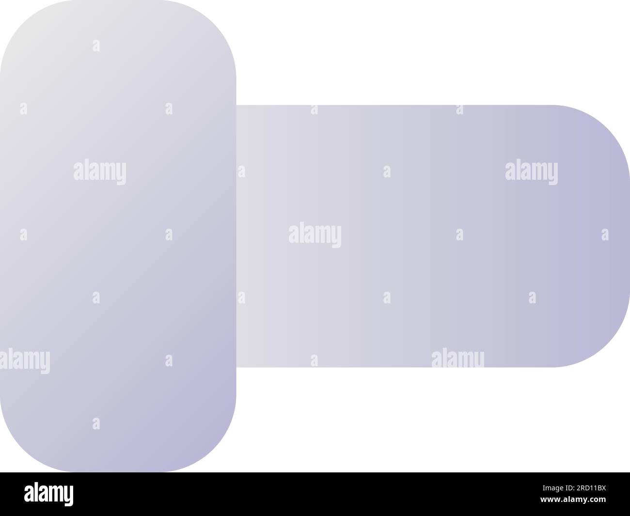 Switch off pixel perfect flat gradient two-color ui icon Stock Vector