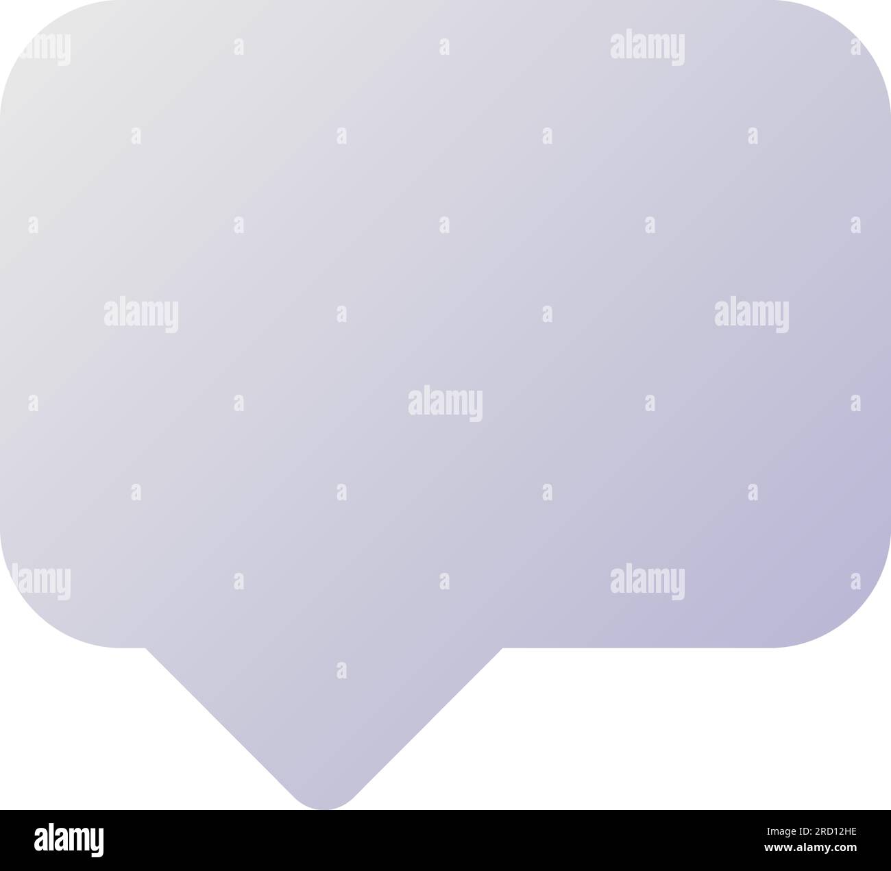 Speech box pixel perfect flat gradient two-color ui icon Stock Vector