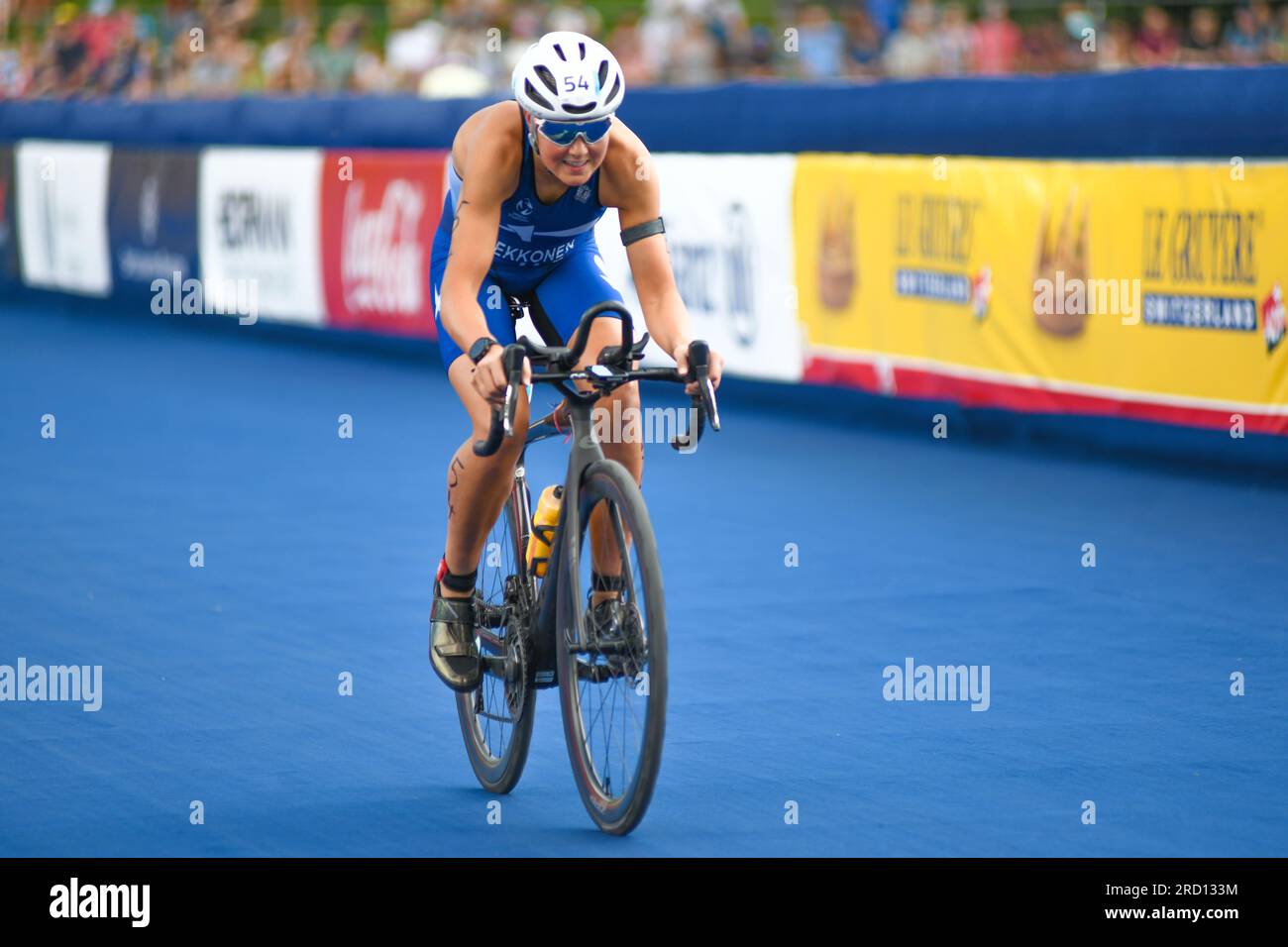 Julia Kekkonen (Finland). Triathlon women. European Championships Munich 2022 Stock Photo Alamy